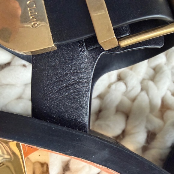 Chloé Women's Rebecca Ankle Strap Slingback Buckled High Heel Sandals - Picture 9 of 11